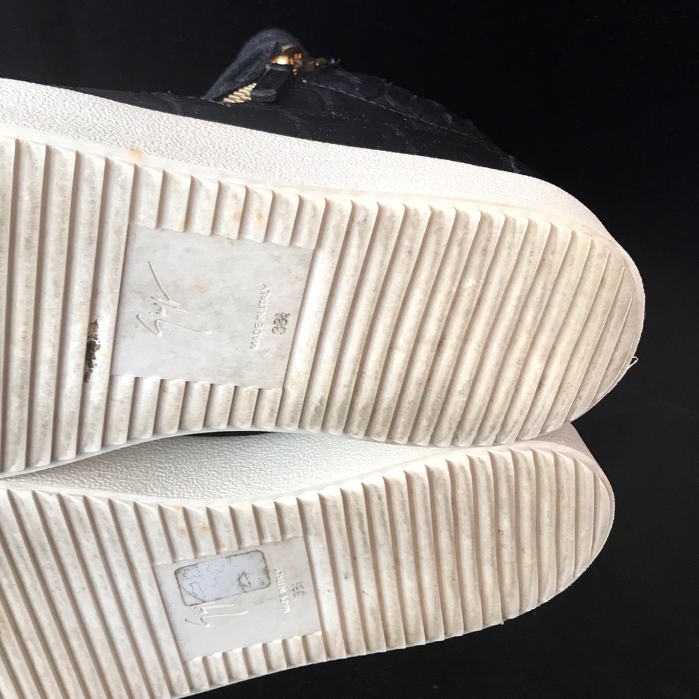 Giuseppe Zanotti Croc Python Embossed May Trainers - image 3